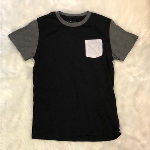 T-Shirt, black/white/gray